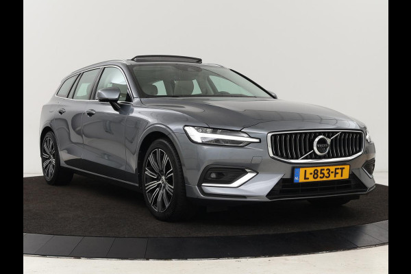 Volvo V60 2.0 B4 Inscription | Panoramadak | Trekhaak | Leder | Stoel & stuurverwarming | Head-Up | Adaptive cruise | Harman/Kardon | 360 camera | Carplay | Navigatie | Memory | Full LED | Keyless