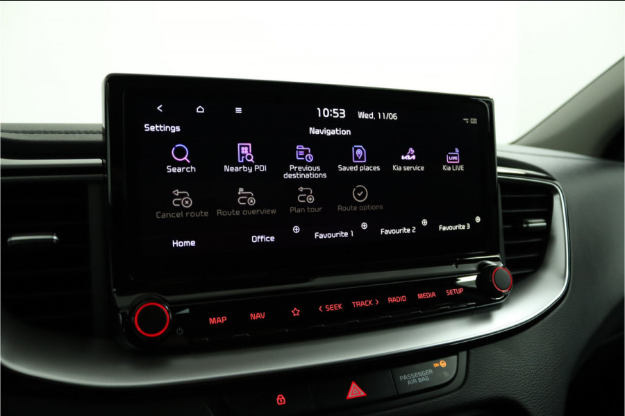 Kia Ceed Sportswagon 1.5 T-GDi DynamicPlusLine Apple Carplay/Android Auto - Cruise Control Adaptief - Dodehoekdetectie - Navigatiesysteem - Stuur/Stoelverwarming - Fabrieksgarantie tot 08-2031