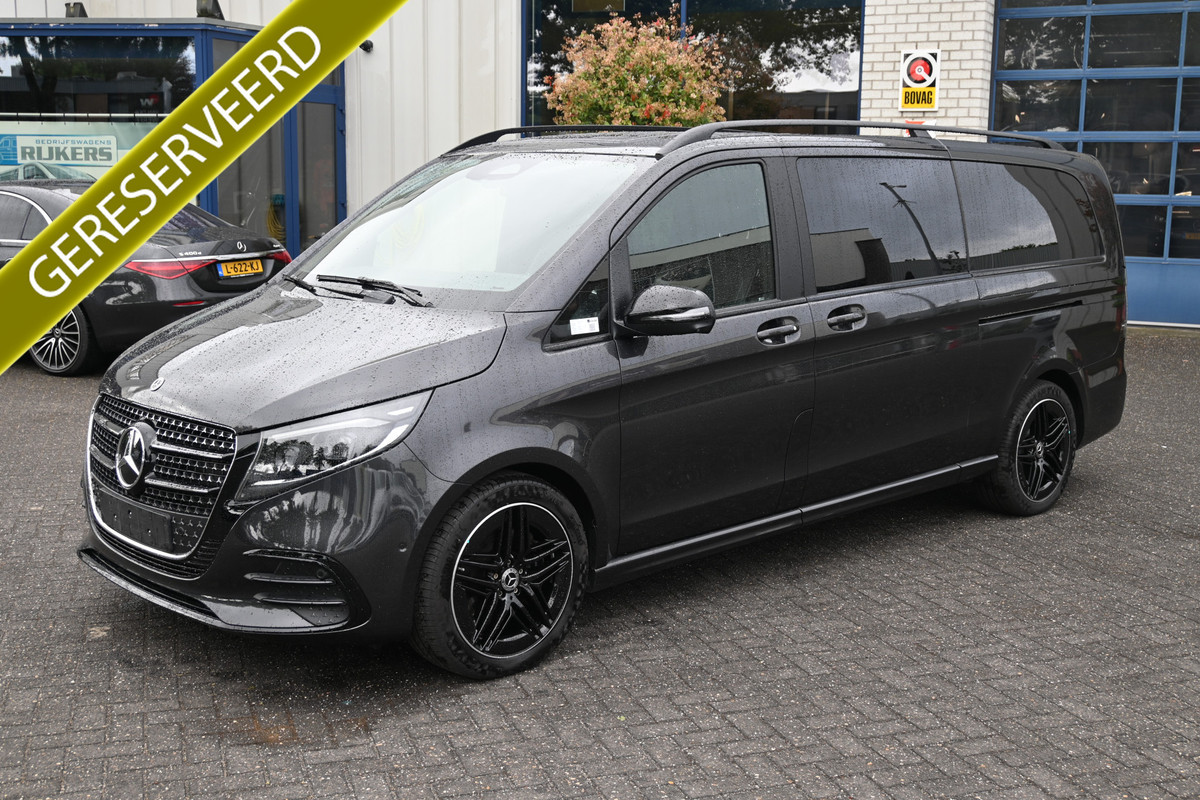 Mercedes-Benz V-Klasse 300 DC L3 Avantgarde AMG pakket, Geventileerde en verwarmde stoelen met memory Burmester, Alarm klasse 3 Mercedes-Benz V-Klasse 300 DC L3 Avantgarde AMG pakket, Geventileerde en verwarmde stoelen met memory Burmester, Alarm klasse 3