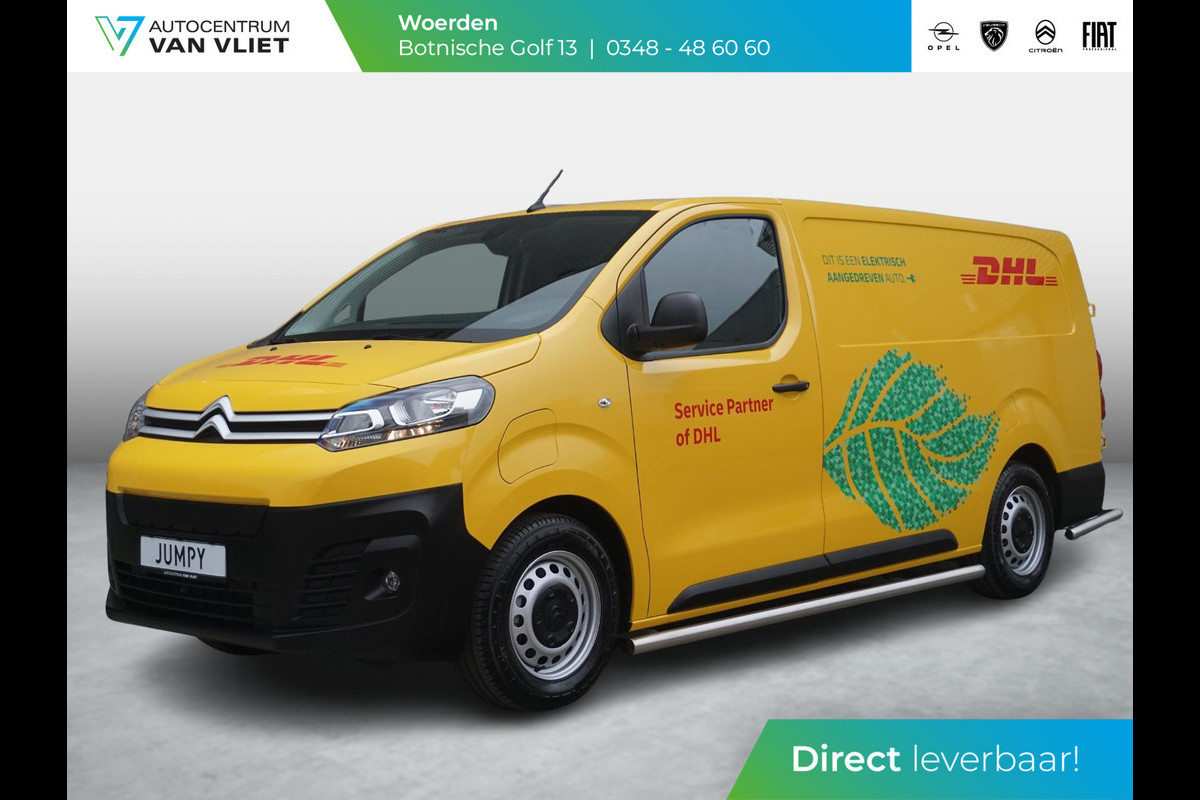 Citroën ë-Jumpy L3 75 kWh | inclusief compleet DHL subcontractor accessoirepakket | rijklaarprijs Citroën ë-Jumpy L3 75 kWh | inclusief compleet DHL subcontractor accessoirepakket | rijklaarprijs