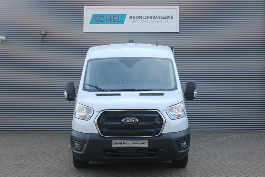 Ford Transit 350 2.0 TDCI 165pk L3H2 Dubbel Cabine Trend 6 zits - Carplay - Trekhaak - Camera - 2800kg Trekgewicht - Rijklaar