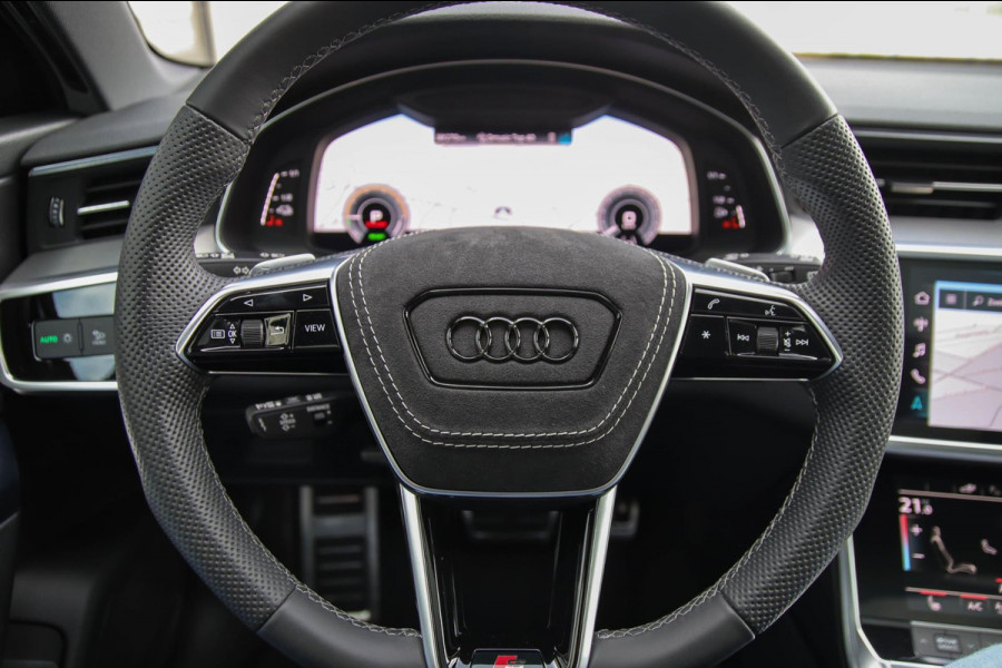 Audi A6 Avant 55 TFSI e Quattro Competition S line Edition 367pk Automaat! Kuipstoelen|Panoramadak|Virtual Cockpit|HD Matrix|Black