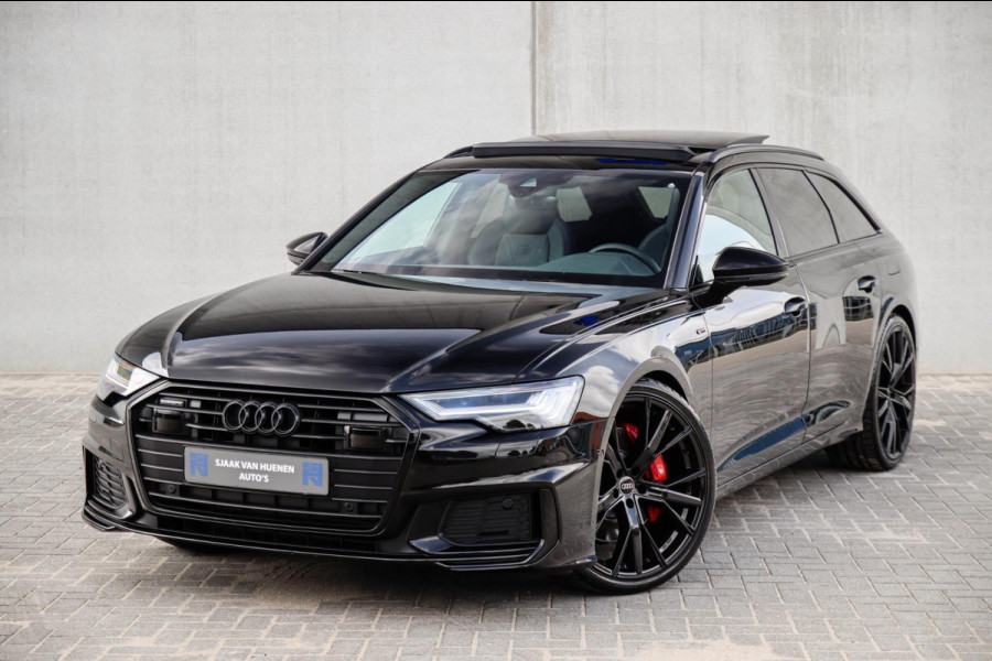 Audi A6 Avant 55 TFSI e Quattro Competition S line Edition 367pk Automaat! Kuipstoelen|Panoramadak|Virtual Cockpit|HD Matrix|Black