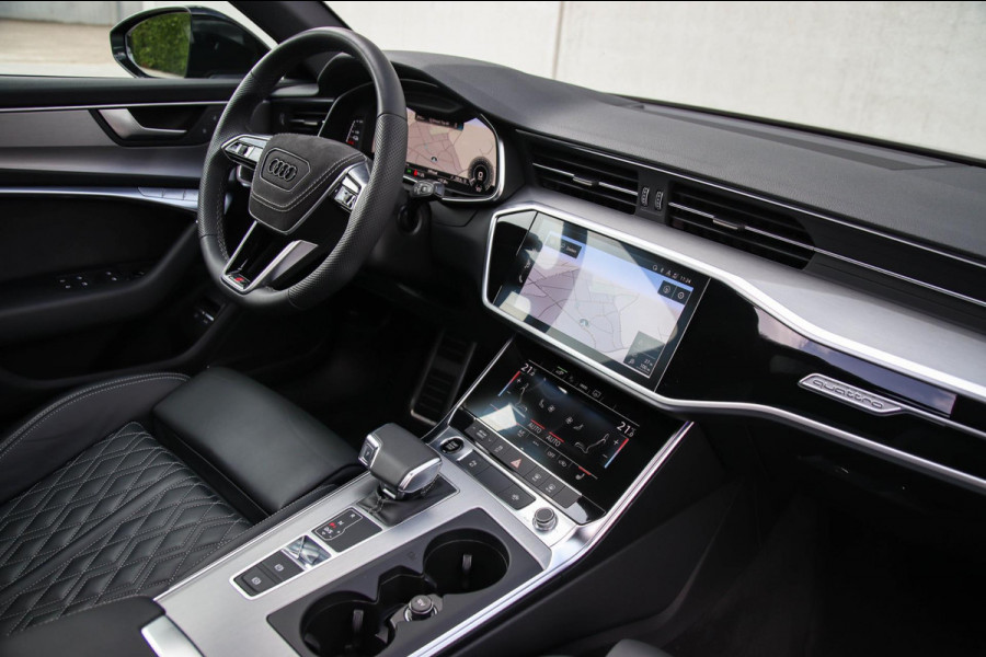 Audi A6 Avant 55 TFSI e Quattro Competition S line Edition 367pk Automaat! Kuipstoelen|Panoramadak|Virtual Cockpit|HD Matrix|Black