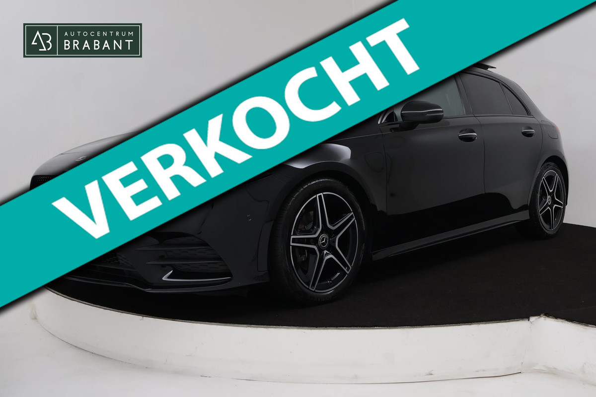 Mercedes-Benz A-Klasse 180 Business Solution AMG (PANORAMADAK, SFEERVERLICHTING, STOELVERWARMING, CAMERA, BURMESTER, NL-AUTO) Mercedes-Benz A-Klasse 180 Business Solution AMG (PANORAMADAK, SFEERVERLICHTING, STOELVERWARMING, CAMERA, BURMESTER, NL-AUTO)