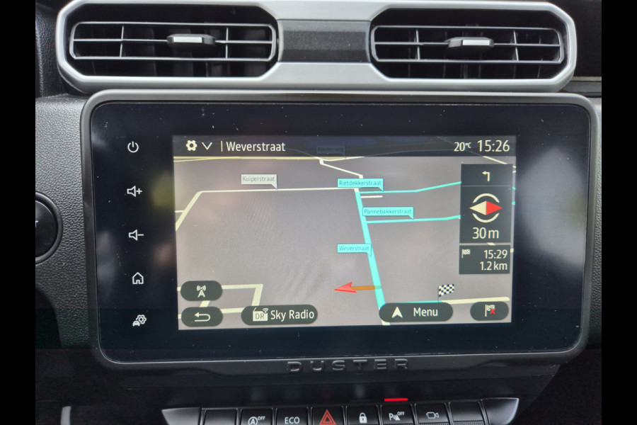 Dacia Duster 1.3 TCe 150 Journey ,airco,parkeersensoren, cruise,rondom camera,trekhaak,navigatie,stoelverwarming,