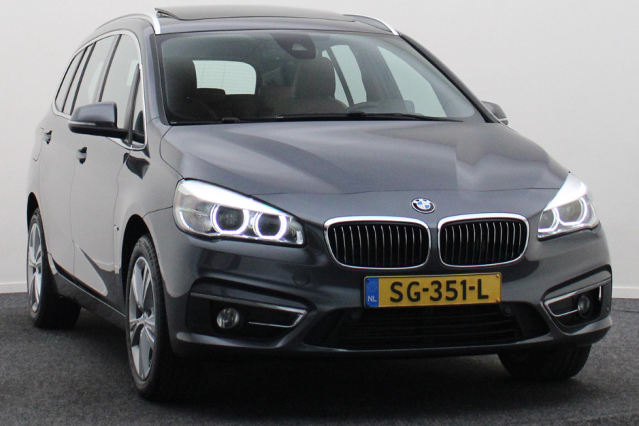 BMW 2 Serie Gran Tourer 218i 7p. Luxury Automaat Leer, Panoramadak, Head-Up, Camera, LED, Navigatie