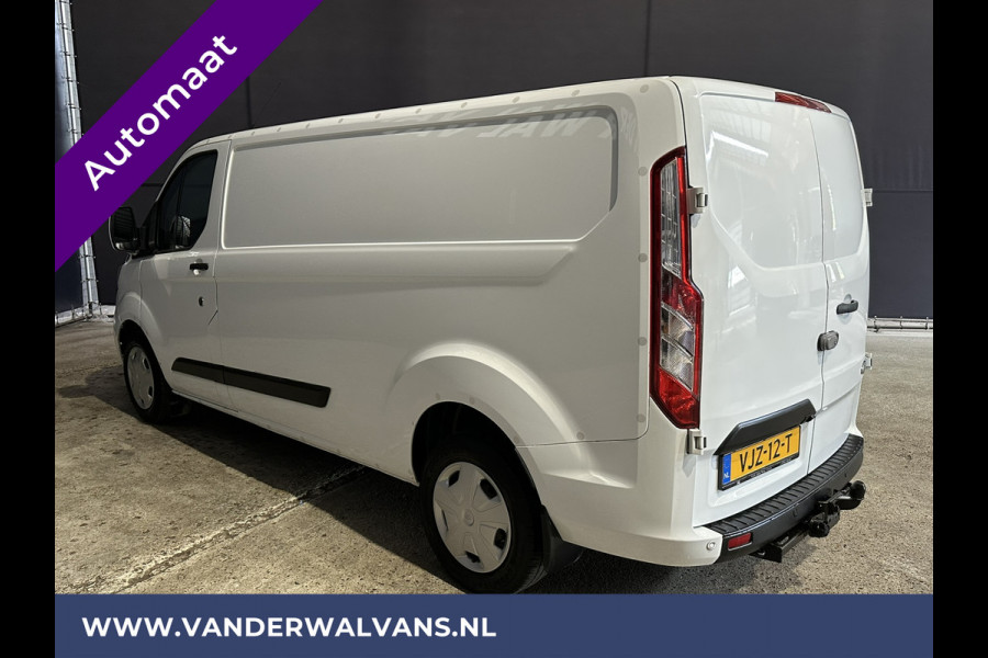 Ford Transit Custom 2.0 TDCI 170pk Automaat L2H1 Inrichting Euro6 Airco | Navigatie | Camera | Android Auto | LED Trekhaak Cruisecontrol, Verwarmde voorruit, Stoelverwarming, Parkeersensoren, Bijrijdersbank
