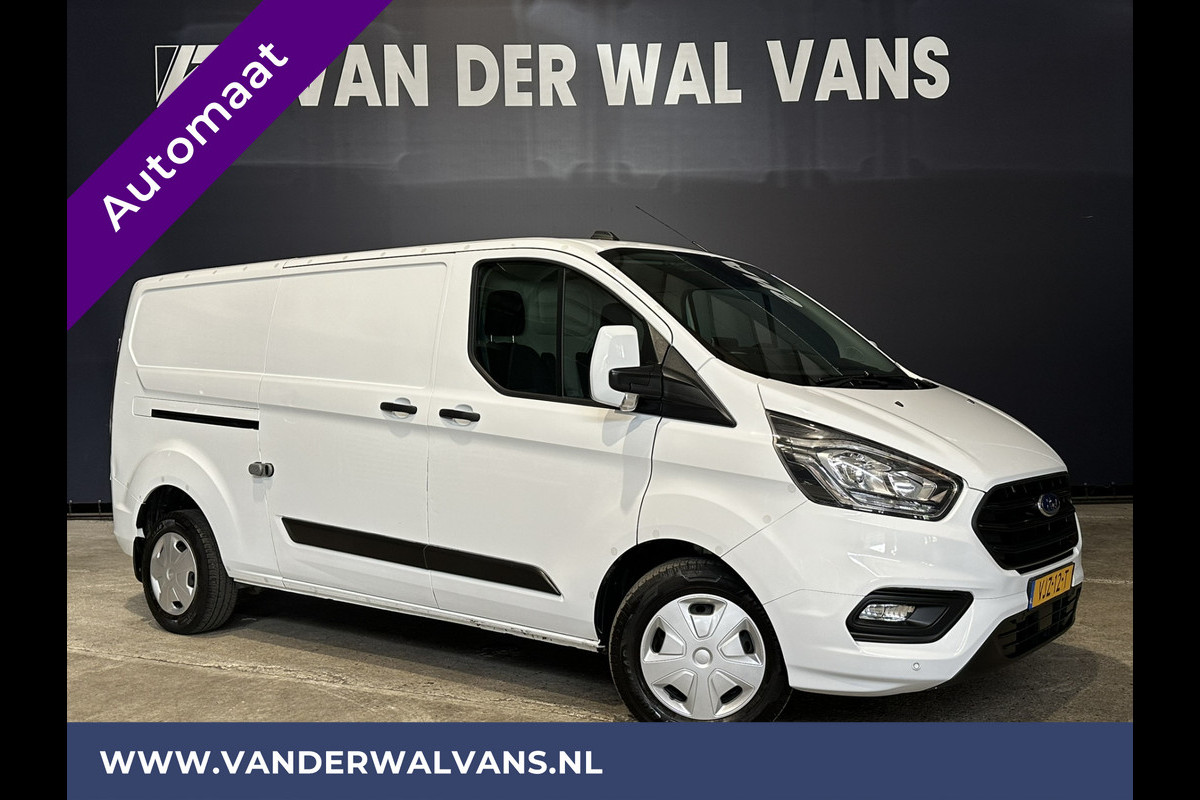 Ford Transit Custom 2.0 TDCI 170pk Automaat L2H1 Inrichting Euro6 Airco | Navigatie | Camera | Android Auto | LED Trekhaak Cruisecontrol, Verwarmde voorruit, Stoelverwarming, Parkeersensoren, Bijrijdersbank