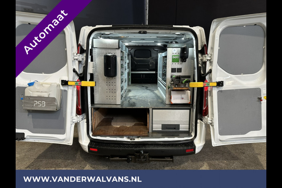Ford Transit Custom 2.0 TDCI 170pk Automaat L2H1 Inrichting Euro6 Airco | Navigatie | Camera | Android Auto | LED Trekhaak Cruisecontrol, Verwarmde voorruit, Stoelverwarming, Parkeersensoren, Bijrijdersbank