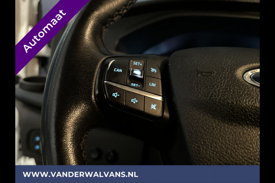 Ford Transit Custom 2.0 TDCI 170pk Automaat L2H1 Inrichting Euro6 Airco | Navigatie | Camera | Android Auto | LED Trekhaak Cruisecontrol, Verwarmde voorruit, Stoelverwarming, Parkeersensoren, Bijrijdersbank