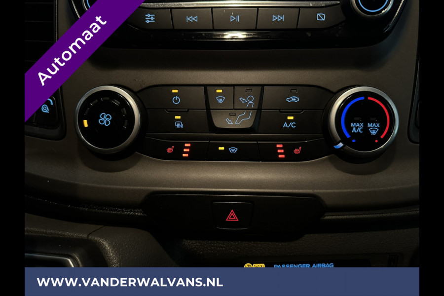 Ford Transit Custom 2.0 TDCI 170pk Automaat L2H1 Inrichting Euro6 Airco | Navigatie | Camera | Android Auto | LED Trekhaak Cruisecontrol, Verwarmde voorruit, Stoelverwarming, Parkeersensoren, Bijrijdersbank