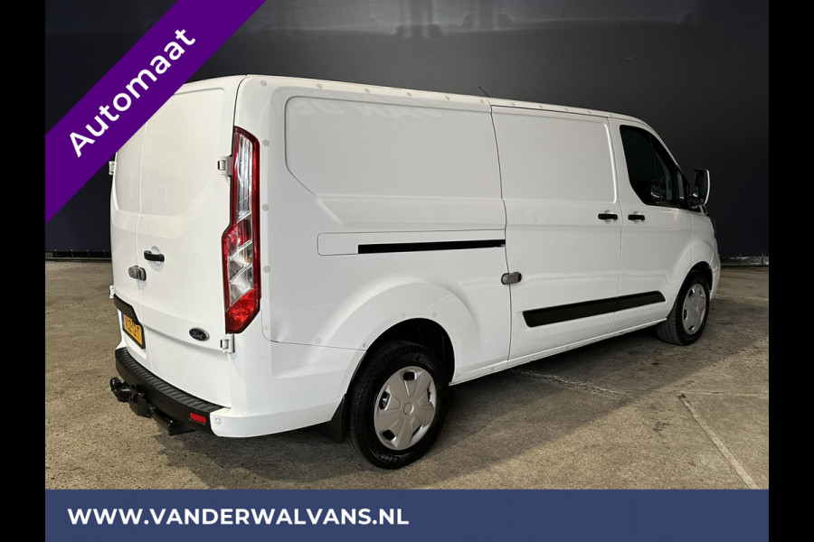 Ford Transit Custom 2.0 TDCI 170pk Automaat L2H1 Inrichting Euro6 Airco | Navigatie | Camera | Android Auto | LED Trekhaak Cruisecontrol, Verwarmde voorruit, Stoelverwarming, Parkeersensoren, Bijrijdersbank