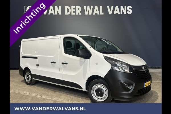 Opel Vivaro 1.6 CDTI 126pk L2H1 Inrichting Euro6 Airco | Camera | Navigatie | LED | Trekhaak | Cruisecontrol Parkeersensoren, Bijrijdersbank