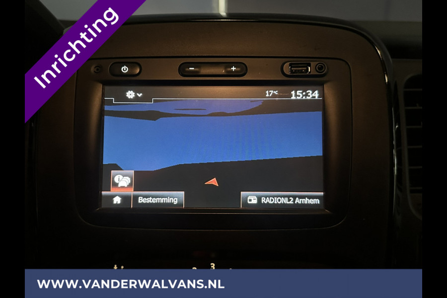 Opel Vivaro 1.6 CDTI 126pk L2H1 Inrichting Euro6 Airco | Camera | Navigatie | LED | Trekhaak | Cruisecontrol Parkeersensoren, Bijrijdersbank