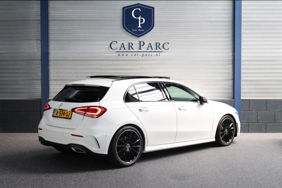 Mercedes-Benz A-Klasse 200 AMG Line LED/SFEER/PANORAMADAK/HALF LEER+S.VERWARMING+MEMORY/CAM/LINE/ACC/ECC/12 MDN GARANTIE!