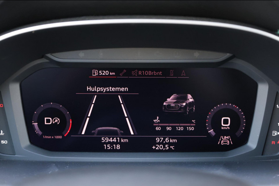 Audi Q3 40 TFSI quattro 3x S-line LED/VIRTUAL/PANO/HALF LEDER+S.VERWARMING/20"LMV/LINE/ACC/12 MND GARANTIE!