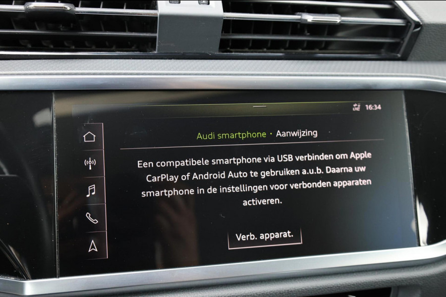 Audi Q3 40 TFSI quattro 3x S-line LED/VIRTUAL/PANO/HALF LEDER+S.VERWARMING/20"LMV/LINE/ACC/12 MND GARANTIE!