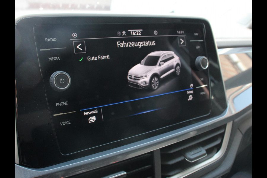 Volkswagen T-Roc 1.5 TSI 150pk DSG Style Navigatie Apple Carplay/Android Auto Digitale Cockpit Climate Control Lichtmetalen velgen