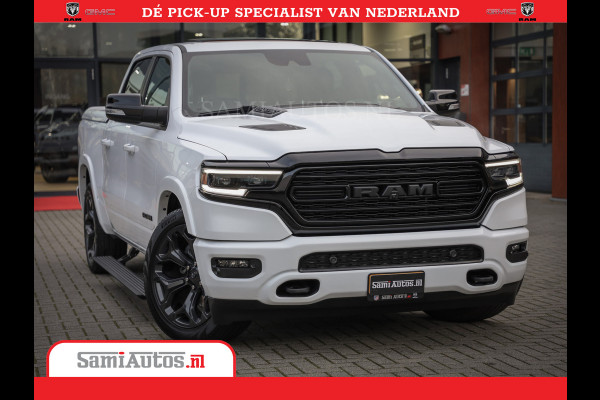 Dodge Ram 1500 Limited Night | 5.7 V8 Hemi Full Option | Comfortabele Dubbele Cabine met Royale 5 Zitplaatsen | De Meest Luxe en Volle Pick-Up in zijn Klasse | BPM vrij | Nu Leverbaar uit Voorraad | Voorraad Nr v45lpr