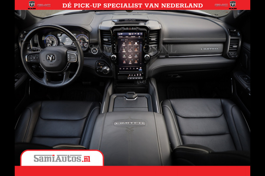 Dodge Ram 1500 Limited Night | 5.7 V8 Hemi Full Option | Comfortabele Dubbele Cabine met Royale 5 Zitplaatsen | De Meest Luxe en Volle Pick-Up in zijn Klasse | BPM vrij | Nu Leverbaar uit Voorraad | Voorraad Nr v45lpr