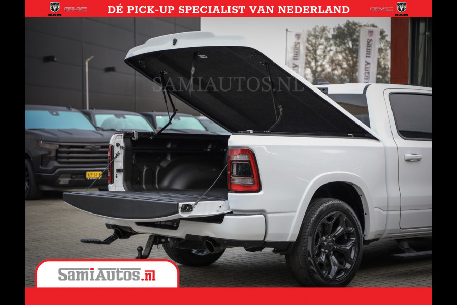 Dodge Ram 1500 Limited Night | 5.7 V8 Hemi Full Option | Comfortabele Dubbele Cabine met Royale 5 Zitplaatsen | De Meest Luxe en Volle Pick-Up in zijn Klasse | BPM vrij | Nu Leverbaar uit Voorraad | Voorraad Nr v45lpr