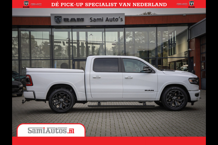 Dodge Ram 1500 Limited Night | 5.7 V8 Hemi Full Option | Comfortabele Dubbele Cabine met Royale 5 Zitplaatsen | De Meest Luxe en Volle Pick-Up in zijn Klasse | BPM vrij | Nu Leverbaar uit Voorraad | Voorraad Nr v45lpr