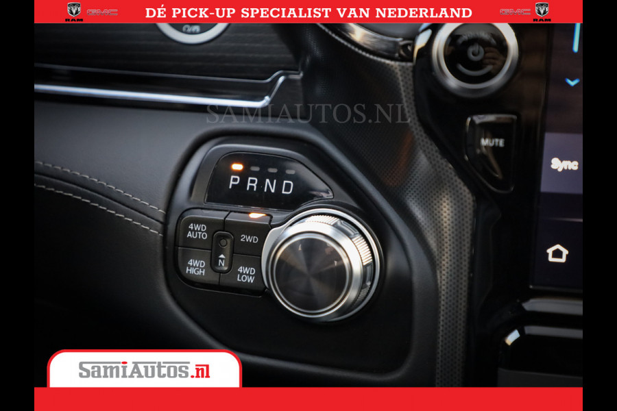 Dodge Ram 1500 Limited Night | 5.7 V8 Hemi Full Option | Comfortabele Dubbele Cabine met Royale 5 Zitplaatsen | De Meest Luxe en Volle Pick-Up in zijn Klasse | BPM vrij | Nu Leverbaar uit Voorraad | Voorraad Nr v45lpr