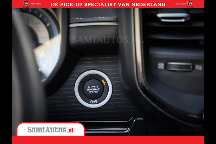Dodge Ram 1500 Limited Night | 5.7 V8 Hemi Full Option | Comfortabele Dubbele Cabine met Royale 5 Zitplaatsen | De Meest Luxe en Volle Pick-Up in zijn Klasse | BPM vrij | Nu Leverbaar uit Voorraad | Voorraad Nr v45lpr