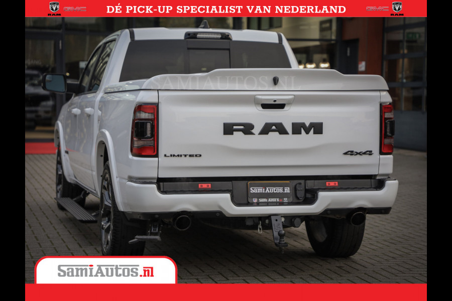 Dodge Ram 1500 Limited Night | 5.7 V8 Hemi Full Option | Comfortabele Dubbele Cabine met Royale 5 Zitplaatsen | De Meest Luxe en Volle Pick-Up in zijn Klasse | BPM vrij | Nu Leverbaar uit Voorraad | Voorraad Nr v45lpr