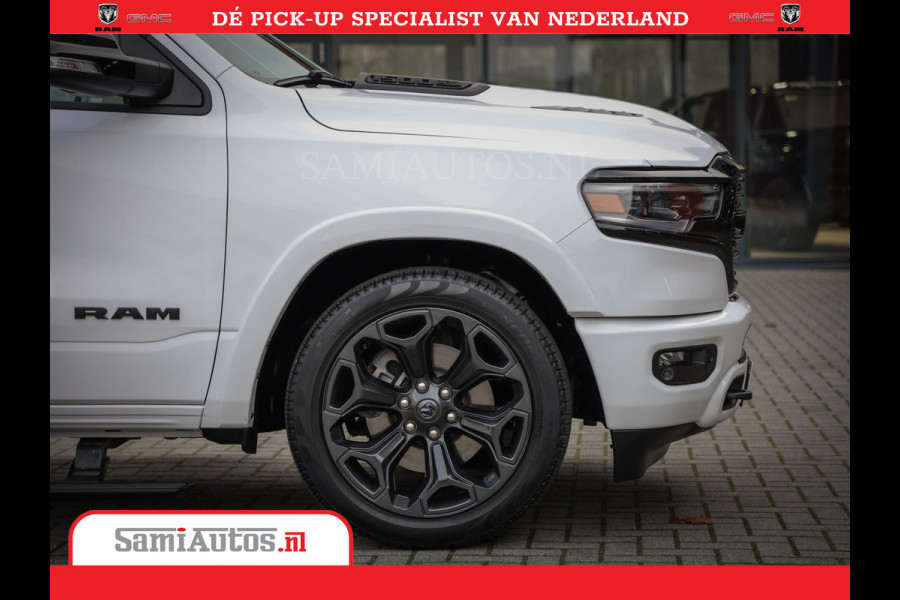 Dodge Ram 1500 Limited Night | 5.7 V8 Hemi Full Option | Comfortabele Dubbele Cabine met Royale 5 Zitplaatsen | De Meest Luxe en Volle Pick-Up in zijn Klasse | BPM vrij | Nu Leverbaar uit Voorraad | Voorraad Nr v45lpr