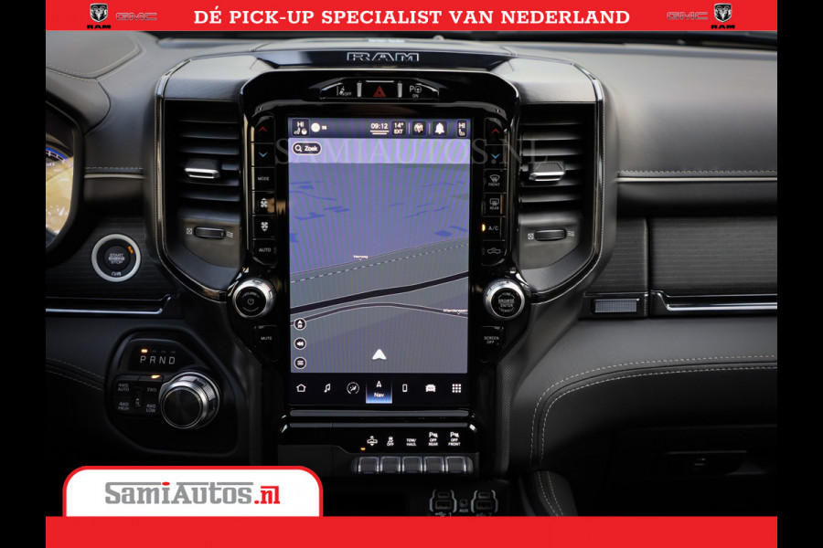 Dodge Ram 1500 Limited Night | 5.7 V8 Hemi Full Option | Comfortabele Dubbele Cabine met Royale 5 Zitplaatsen | De Meest Luxe en Volle Pick-Up in zijn Klasse | BPM vrij | Nu Leverbaar uit Voorraad | Voorraad Nr v45lpr