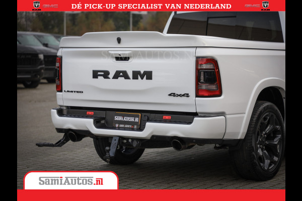 Dodge Ram 1500 Limited Night | 5.7 V8 Hemi Full Option | Comfortabele Dubbele Cabine met Royale 5 Zitplaatsen | De Meest Luxe en Volle Pick-Up in zijn Klasse | BPM vrij | Nu Leverbaar uit Voorraad | Voorraad Nr v45lpr