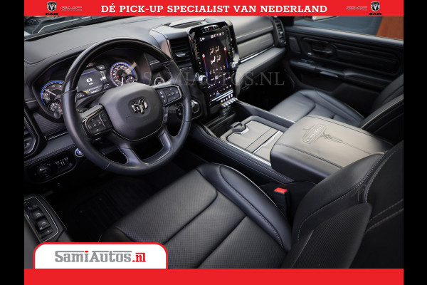 Dodge Ram 1500 Limited Night | 5.7 V8 Hemi Full Option | Comfortabele Dubbele Cabine met Royale 5 Zitplaatsen | De Meest Luxe en Volle Pick-Up in zijn Klasse | BPM vrij | Nu Leverbaar uit Voorraad | Voorraad Nr v45lpr