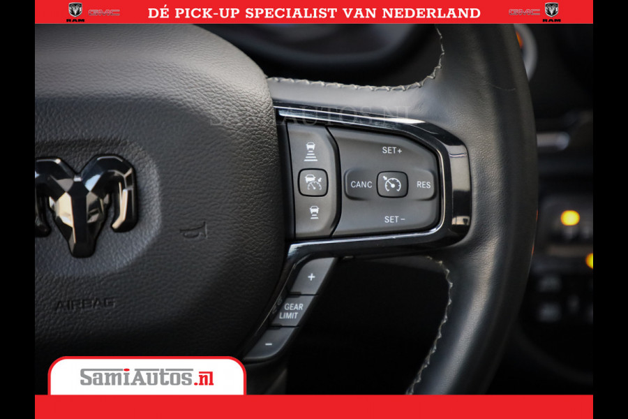 Dodge Ram 1500 Limited Night | 5.7 V8 Hemi Full Option | Comfortabele Dubbele Cabine met Royale 5 Zitplaatsen | De Meest Luxe en Volle Pick-Up in zijn Klasse | BPM vrij | Nu Leverbaar uit Voorraad | Voorraad Nr v45lpr