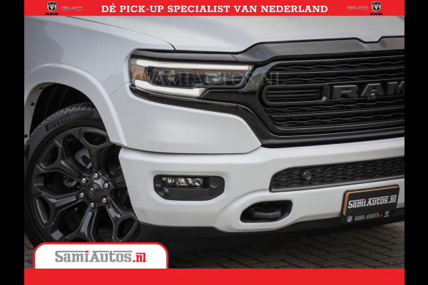 Dodge Ram 1500 Limited Night | 5.7 V8 Hemi Full Option | Comfortabele Dubbele Cabine met Royale 5 Zitplaatsen | De Meest Luxe en Volle Pick-Up in zijn Klasse | BPM vrij | Nu Leverbaar uit Voorraad | Voorraad Nr v45lpr