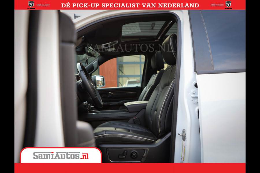 Dodge Ram 1500 Limited Night | 5.7 V8 Hemi Full Option | Comfortabele Dubbele Cabine met Royale 5 Zitplaatsen | De Meest Luxe en Volle Pick-Up in zijn Klasse | BPM vrij | Nu Leverbaar uit Voorraad | Voorraad Nr v45lpr