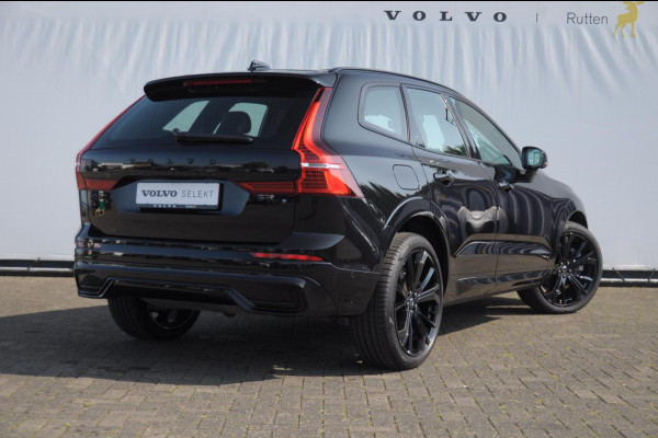 Volvo XC60 T6 350PK Automaat Plus Black Edition Adaptieve cruise control / BLIS / Pakeersensoren met camera / Elektrische stoelen / Navigatie / 360 Camera / Head-up Display / Panoramadak / Bowers & Wilkins / 21'' Velgen /
