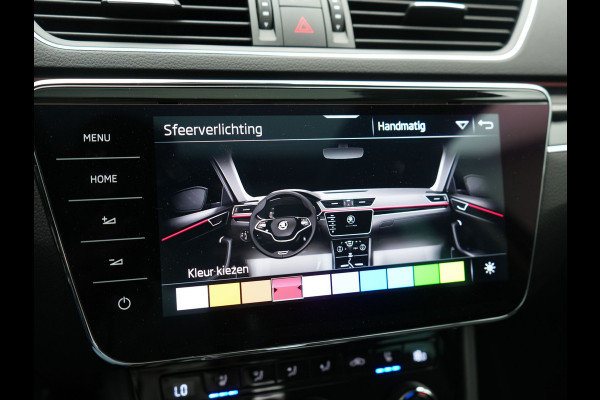 Škoda Superb Combi 1.4 TSI iV Laurin & Klement Plug in Hybrid 218pk PHEV | Trekhaak af Fabriek | Panodak | Carplay |  Lederen Stoelen Memory/Massage | Adaptive Cruise | Sfeerverlichting | 360 Camera | Crystal LED | Virtual | Premium Audio | DAB |