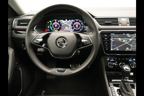 Škoda Superb Combi 1.4 TSI iV Laurin & Klement Plug in Hybrid 218pk PHEV | Trekhaak af Fabriek | Panodak | Carplay |  Lederen Stoelen Memory/Massage | Adaptive Cruise | Sfeerverlichting | 360 Camera | Crystal LED | Virtual | Premium Audio | DAB |
