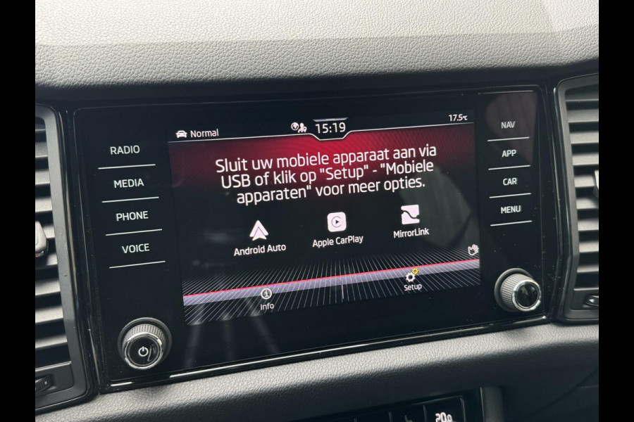 Škoda Kodiaq 1.5 TSI Sportline 7-persoons Automaat | Trekhaak uitklapbaar | Voorstoelen en achterbank verwarmd | Adaptief demping systeem | N