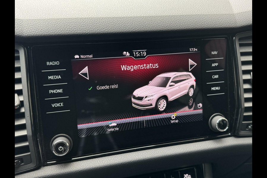 Škoda Kodiaq 1.5 TSI Sportline 7-persoons Automaat | Trekhaak uitklapbaar | Voorstoelen en achterbank verwarmd | Adaptief demping systeem | N