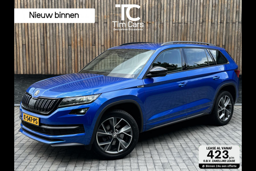 Škoda Kodiaq 1.5 TSI Sportline 7-persoons Automaat | Trekhaak uitklapbaar | Voorstoelen en achterbank verwarmd | Adaptief demping systeem | N