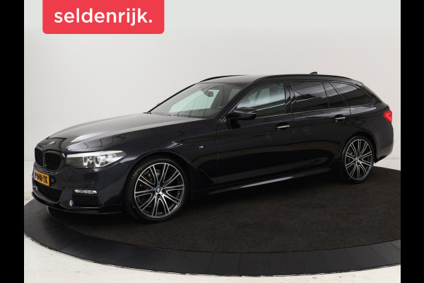 BMW 5 Serie 520d xDrive M-Sport | Leder | Sportstoelen | Camera | Full LED | Trekhaak | Keyless | Navigatie | Sfeerverlichting | Climate control