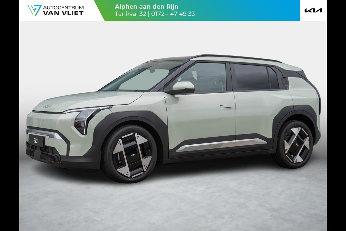 Kia EV3 Plus Advanced 81.4 kWh | OP VOORAAD DIRECT LEVERBAAR | Schuifkanteldak | Harman en kardon | Kia EV3 Plus Advanced 81.4 kWh | OP VOORAAD DIRECT LEVERBAAR | Schuifkanteldak | Harman en kardon |