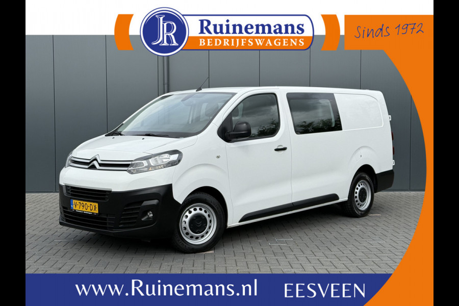 Citroën Jumpy 2.0 BlueHDI 123 PK / L3H1 / 1e EIG. / DUBBELE CABINE 6-PERS / AIRCO / CRUISE / CAMERA