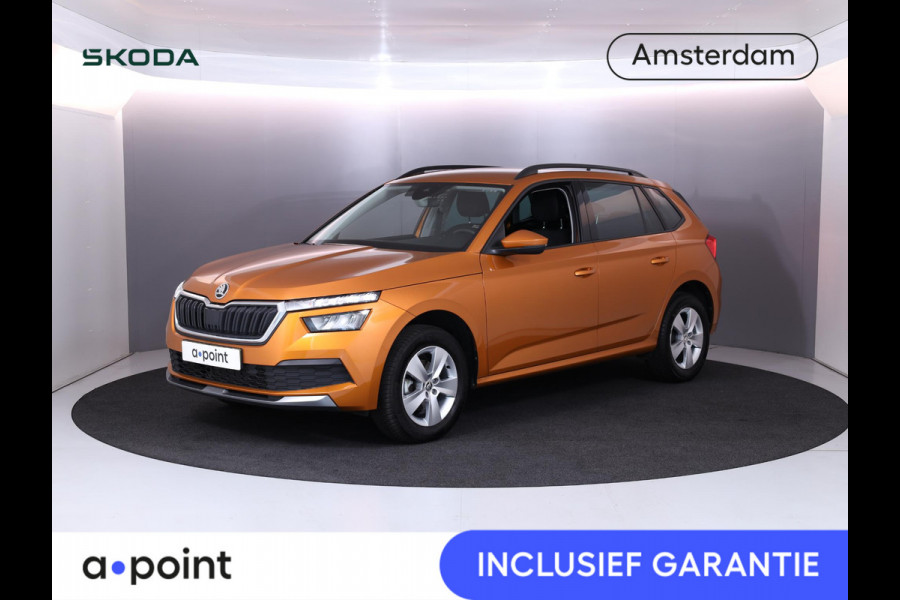Škoda Kamiq 1.0 TSI Ambition 110 pk Automaat (DSG) | Verlengde garantie | Navigatie via App | Parkeersensoren achter | Autom. airco | LED koplampen |