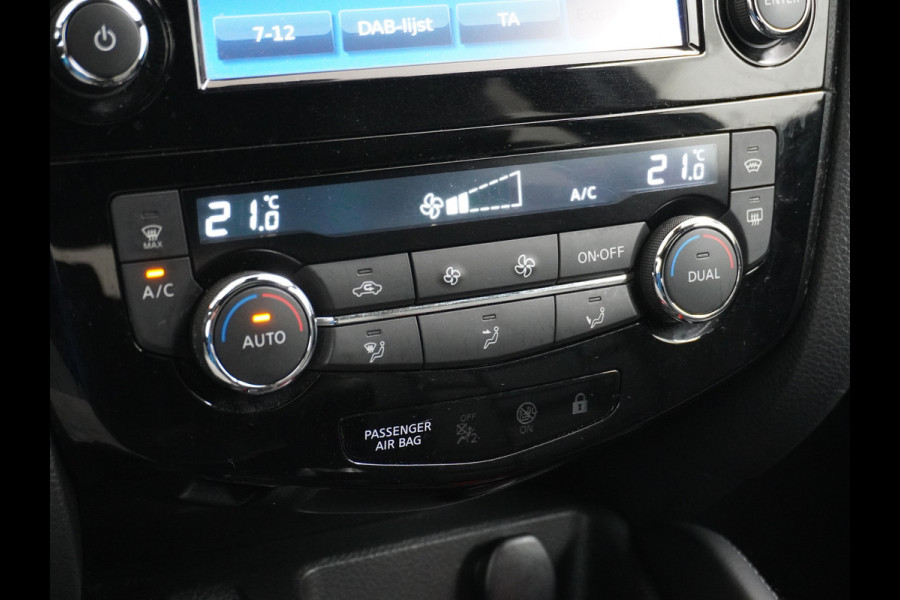 Nissan QASHQAI T 116Pk elekr.+Leer Pano-dak Memory Leather-Pack Tekna 360°-Camera Park-Assist PDC-a+v Bose-Sound Navi Ecc Edition Cruise Contro Rijstrooksensor Verwarmde voorruit Privacy Glas Zeer Compleet!