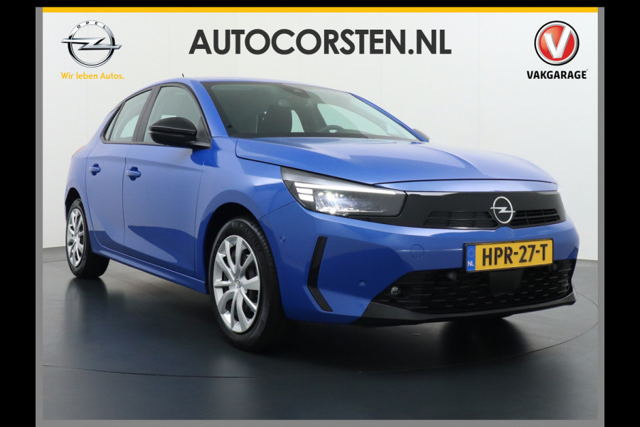 Opel Corsa 1.2I NWE Model Navi Camera Apple Carplay Android Airco Stuur+Stoelverwarming Cruise Control Edition Pdc DAB Regen-Lichtsensor Isofix USB Bluetooth Facelift / Nieuw Model Zeer compleet! Bijna Nieuw!