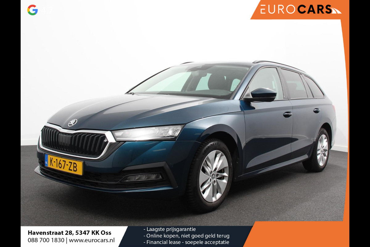 Škoda Octavia Combi 1.0 TSI 110pk Business Edition Navigatie Digitale Cockpit Lichtmetalen velgen Climate Control Camera Škoda Octavia Combi 1.0 TSI 110pk Business Edition Navigatie Digitale Cockpit Lichtmetalen velgen Climate Control Camera